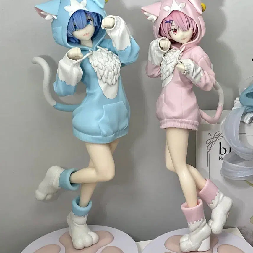 [BUNJANG] Re:Zero Rem &amp; Ram SEGA Stellar Figure Bundle Set / 리제로 렘 람 SEGA Stellar 피규어 일괄