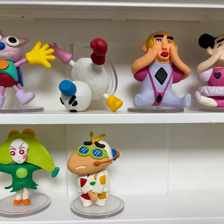 [BUNJANG] Re-Ment Crayon Shin-chan Gacha Figure Set (6 Variants) / 리멘트 짱구는 못말려 피규어 가챠 랜덤 중복 6종 세트
