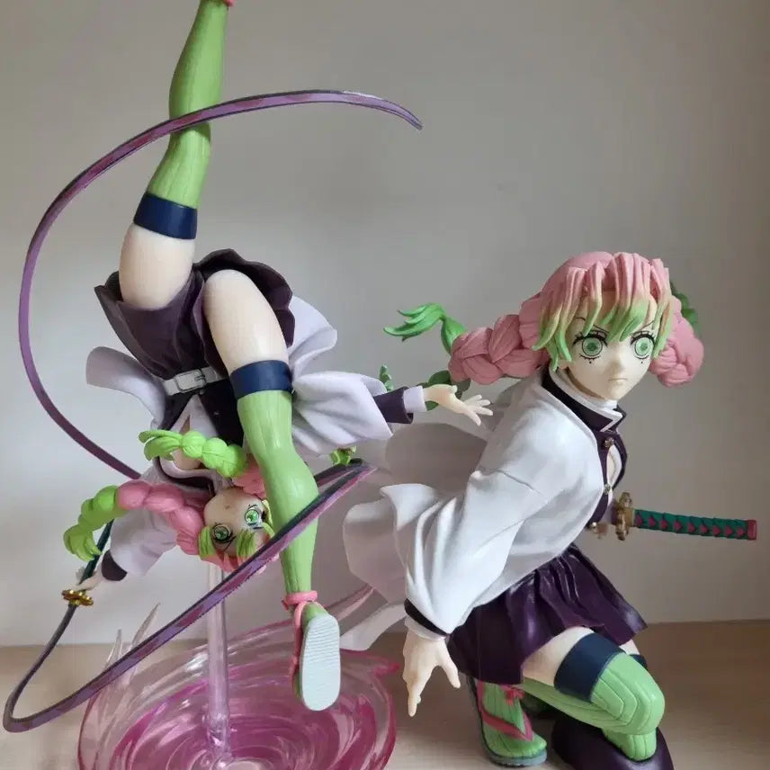 [BUNJANG] Demon Slayer Mitsuri Kanroji Aerial &amp; Maxmatic Figures Bundle / 귀멸의칼날 칸로지 미츠리 피규어 일괄 판매합니다