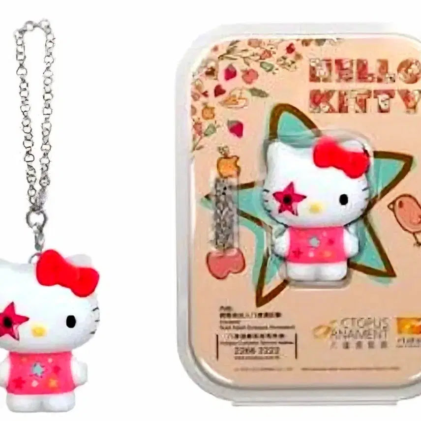 [BUNJANG] Sanrio Rockstar Kitty Figure &amp; Transportation Card / 락스타 키티 피규어, 락스타 키티 교통카드
