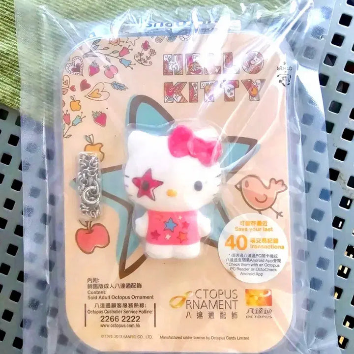 [BUNJANG] Sanrio Rockstar Kitty Figure &amp; Transportation Card / 락스타 키티 피규어, 락스타 키티 교통카드