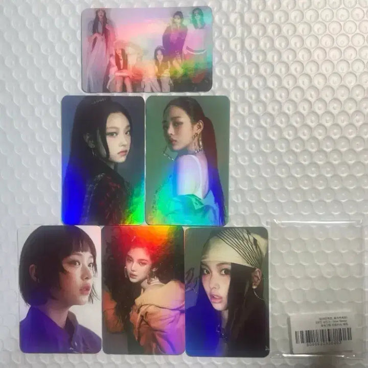 [BUNJANG] NewJeans Aladdin Lucky Draw Hologram Photocard 6-Piece Set / 뉴진스 알라딘 특전 홀로그램 포토카드 6장세트
