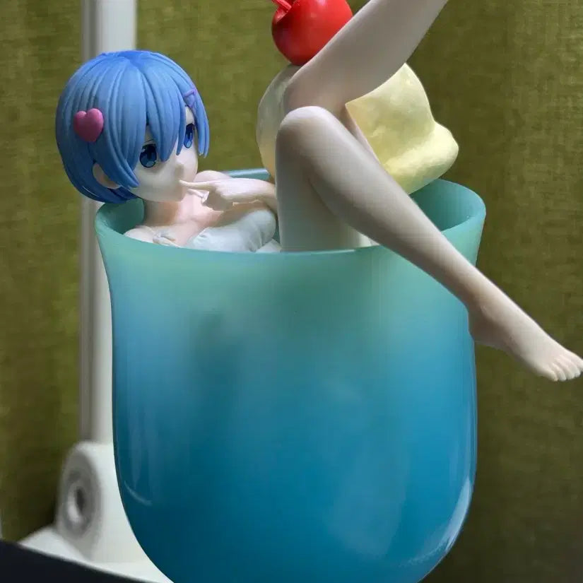 [BUNJANG] Re:Zero Ram Elcococream Soda Figure / 리제로 렘 엘코코 크림소다