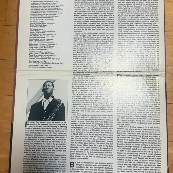 [BUNJANG] Sonny Rollins The Freedom Suite Plus LP / 소니 롤린스 재즈 엘피 Sonny Rollins LP