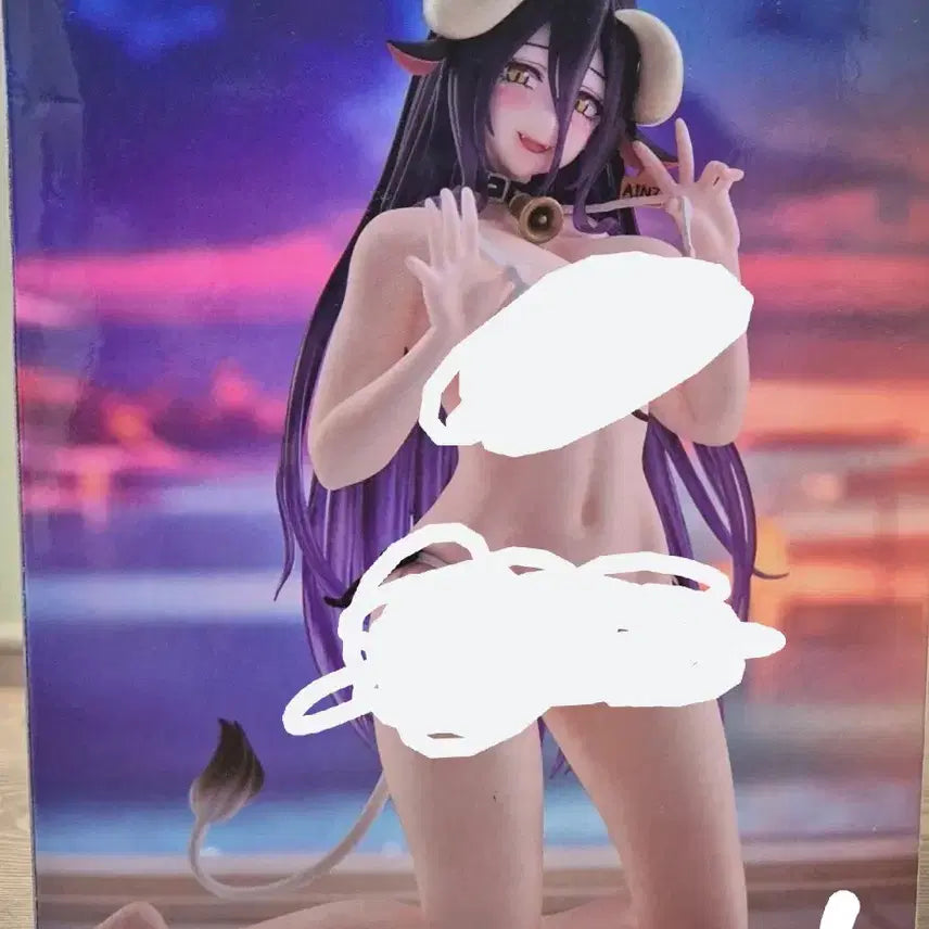 [BUNJANG] Taito Overlord Albedo Cow Bikini Figure / 오버로드 알베도 피규어 타이토 데스크탑큐트