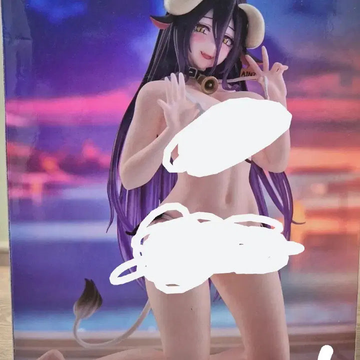 [BUNJANG] Taito Overlord Albedo Cow Bikini Figure / 오버로드 알베도 피규어 타이토 데스크탑큐트