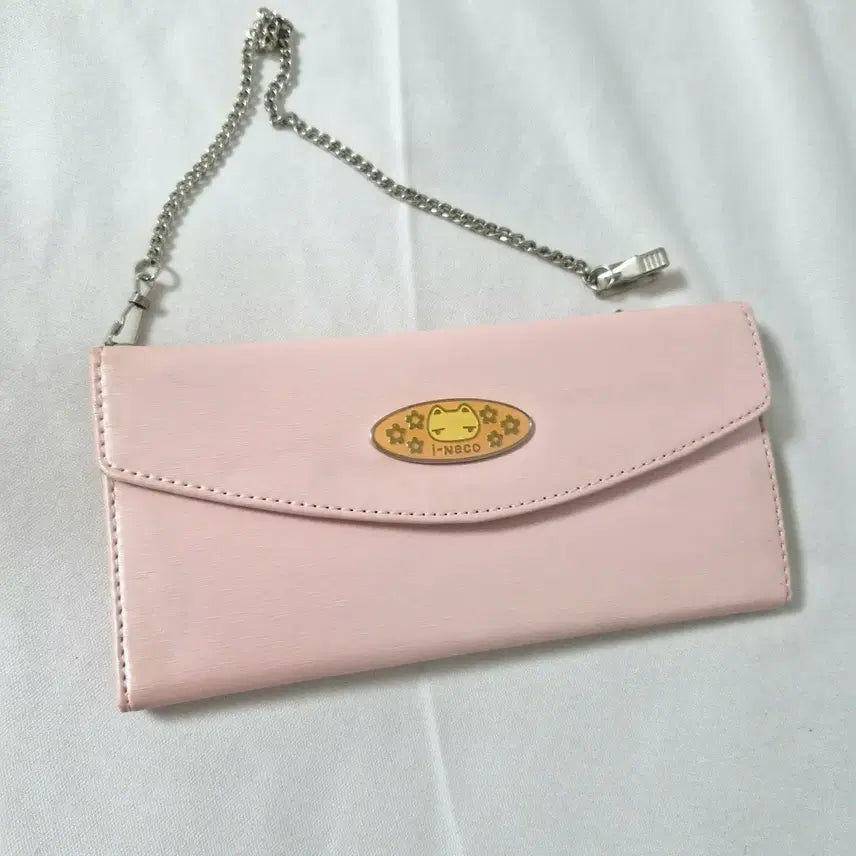[BUNJANG] Aineko Pink Long Wallet / 고전문구 아이네코 핑크 장지갑 와와109 아이네꼬