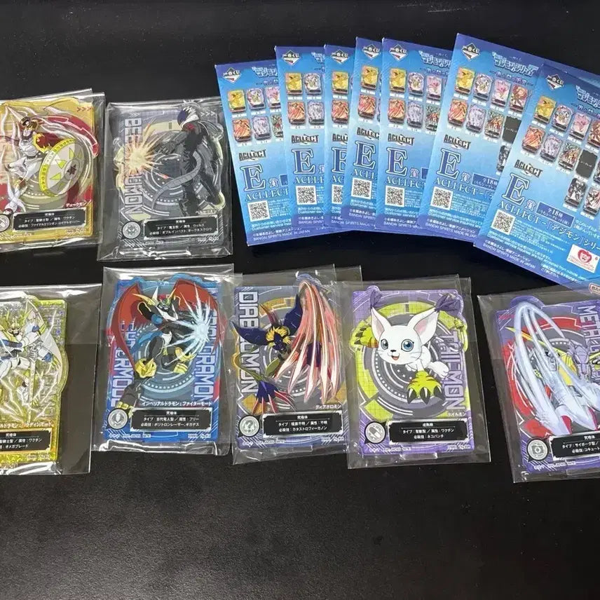 [BUNJANG] Ichiban Kuji Digimon Acrylic Stand Bundle Set / 이치방 쿠지 디지몬 아크릴 스텐드 일괄판매
