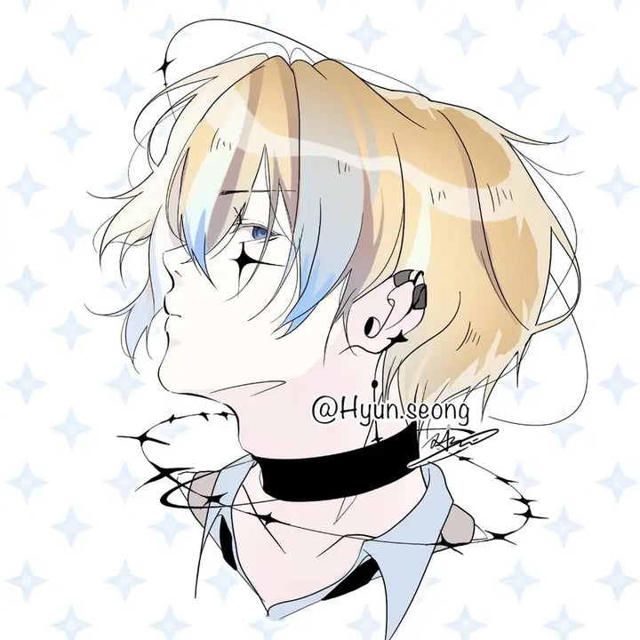 [BUNJANG] Custom Side Profile Character Art Commission / 당일마감) 옆모습 고정틀 커미션