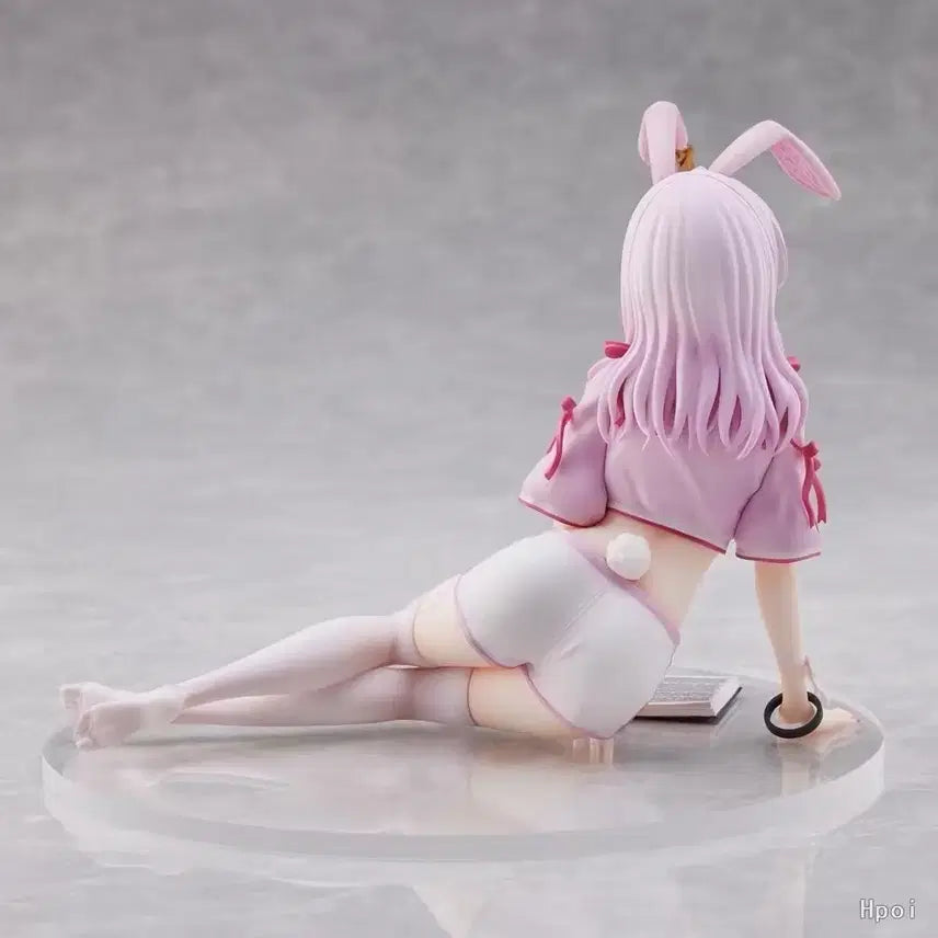 [BUNJANG] Pink Bunny Ear Anime Girl Figure / 미소녀 피규어 토끼 귀 핑크