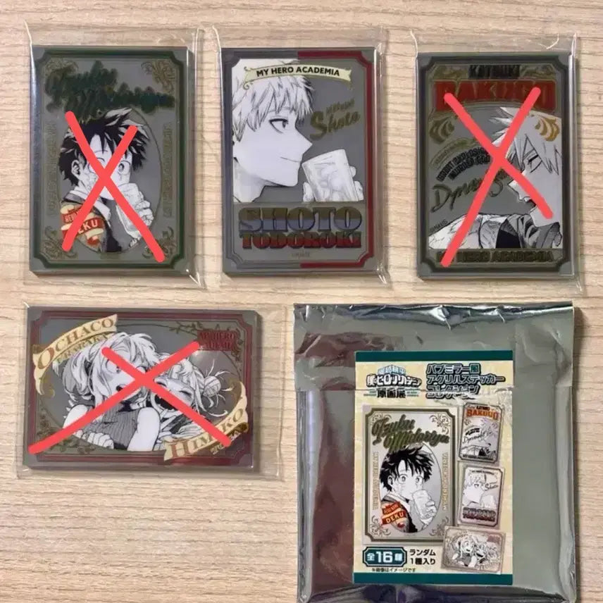 [BUNJANG] My Hero Academia Art Exhibition Shoto Todoroki Pop Mirror Sticker / 나히아 원화전 토도로키 쇼토 팝미러 스티커