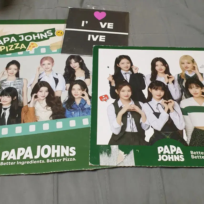 [BUNJANG] IVE Pizza Box Lid Bundle Set / 아이브 피자 박스 뚜껑 시디 일괄