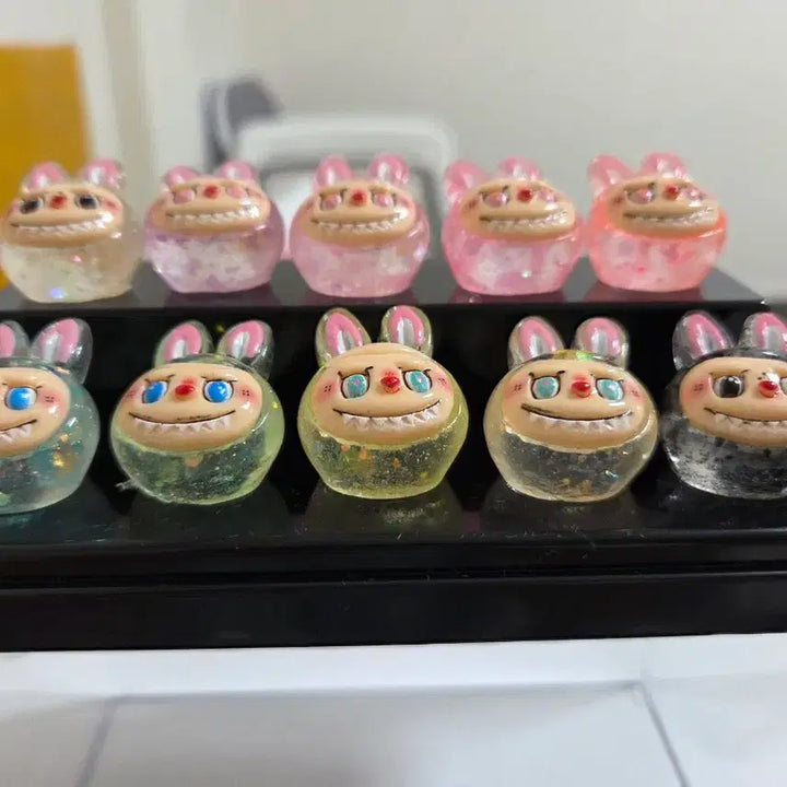 [BUNJANG] Labubu Face Figure Set (5 Types) / 라부부 얼굴 피규어 5종 세트