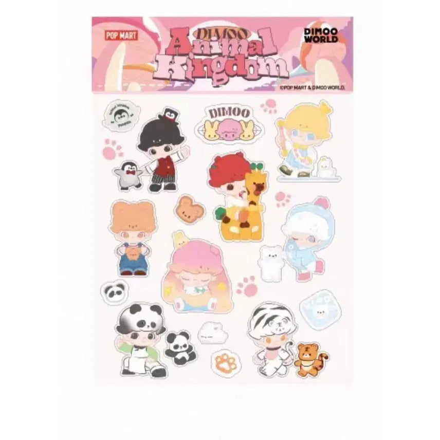 [BUNJANG] POP MART DIMOO Animal Kingdom Sticker Set / 팝마트 POP MART 디무 애니멀 킹덤 스티커