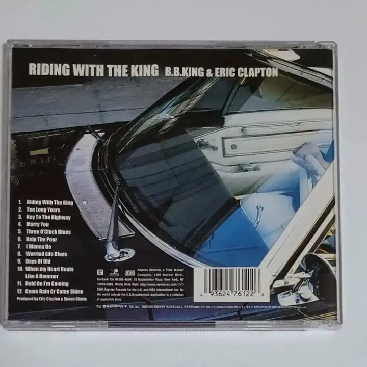 [BUNJANG] Eric Clapton Riding With The King Album CD / B. B. 킹 에릭 클랩튼 Riding With 앨범 시디 CD