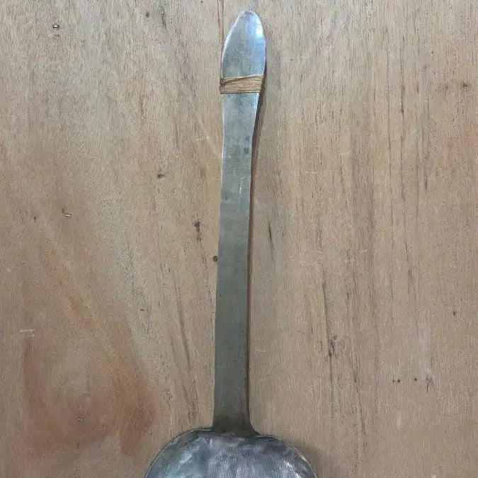 [BUNJANG] Large Antique Brass Rice Scoop / 민속품  / 옛날 대형 놋주걱