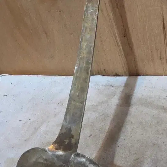 [BUNJANG] Large Antique Brass Rice Scoop / 민속품  / 옛날 대형 놋주걱