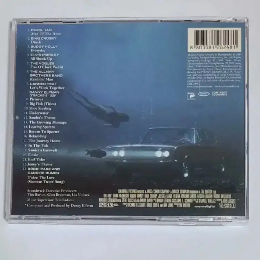 [BUNJANG] Big Fish Original Motion Picture Soundtrack CD / 빅 피쉬 영화 OST 앨범 시디 CD 팀버튼 팀 버튼 이완 맥그리거