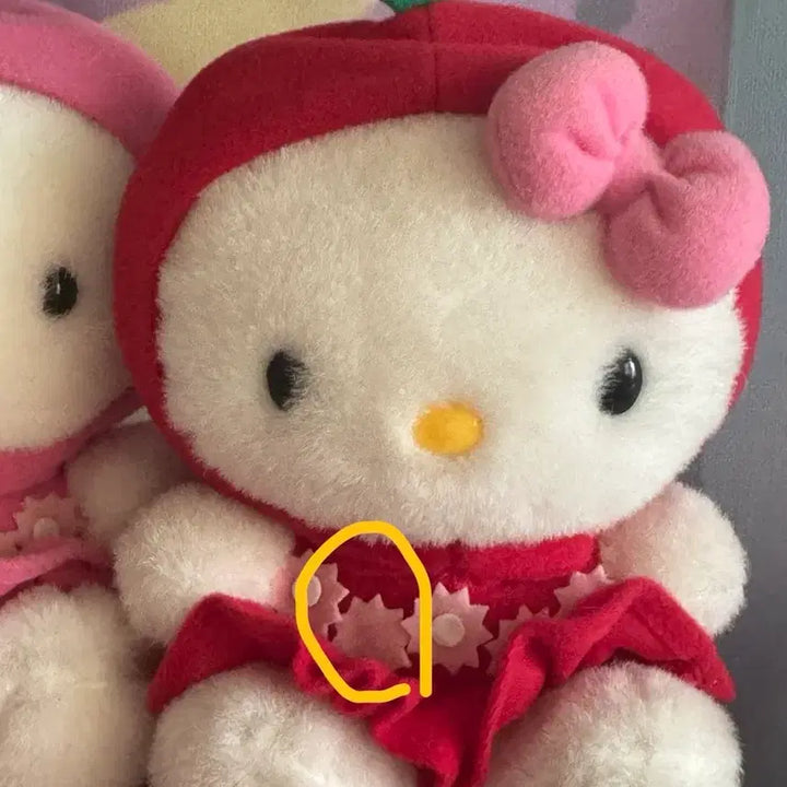 [BUNJANG] Sanrio Cherry Kitty Mimi Plush / 야마가타 체리 키티미미 인형