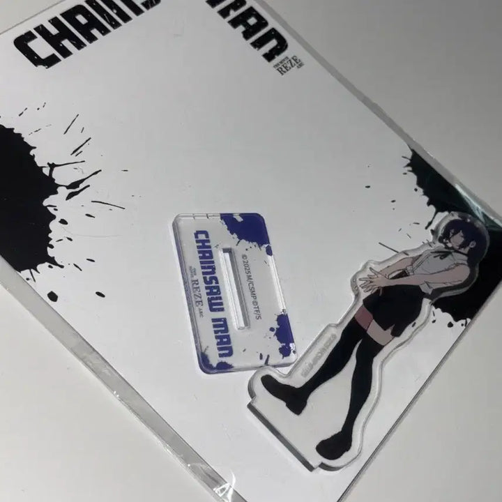 [BUNJANG] Chainsaw Man Ryu Set Pop-Up Acrylic Standee (Sealed) / 체인소맨 레제 팝업 아크릴 미개봉