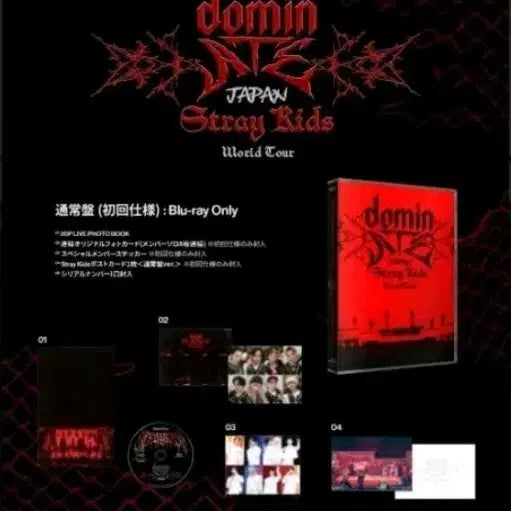 [BUNJANG] Stray Kids DOMINATE Japan Blu-ray Normal Edition (Sealed) / 스키즈 도미네이트일본 블루레이 미개봉 통상판