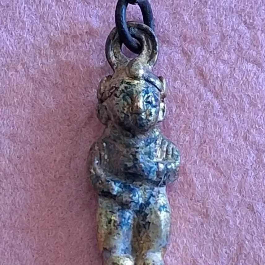 [BUNJANG] Old Gilt Bronze Buddha Amulet / 오래된 금동 호신불