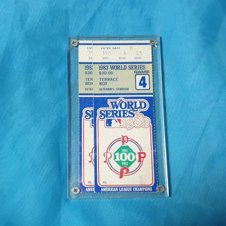 [BUNJANG] 1983 World Series Ticket Stub Set / 수집기타 1983년 미국 월드시리즈 입장권 사용권2매