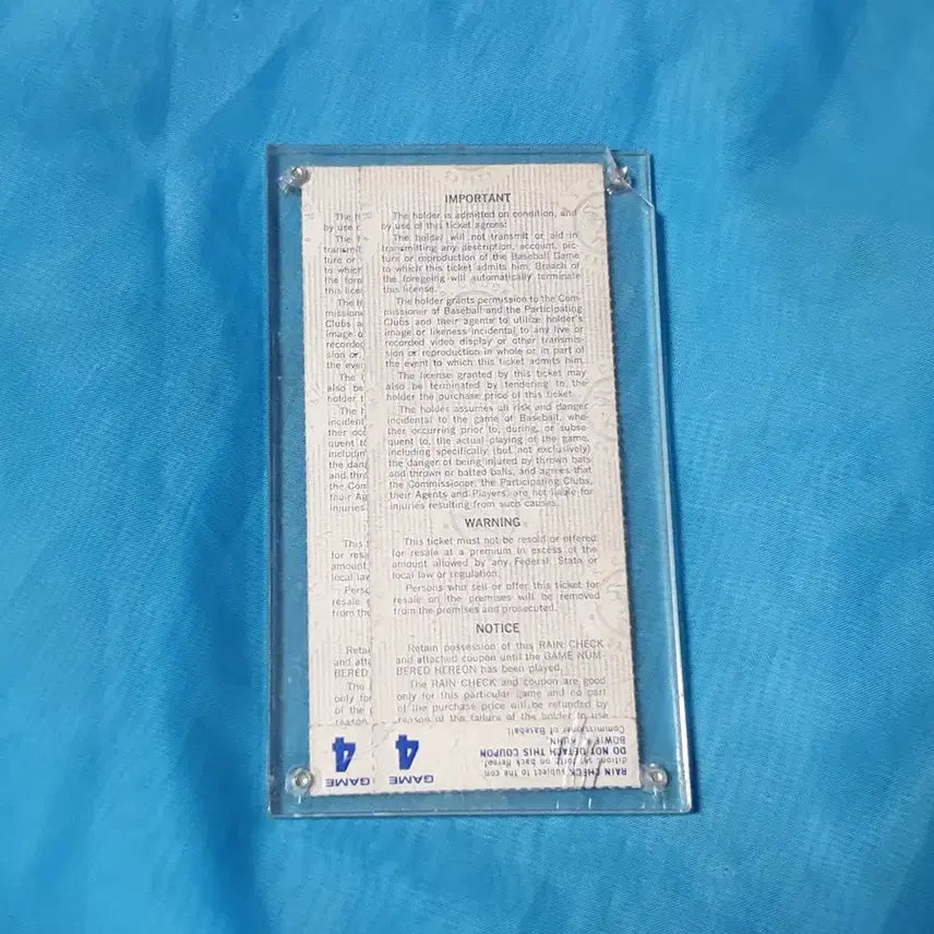 [BUNJANG] 1983 World Series Ticket Stub Set / 수집기타 1983년 미국 월드시리즈 입장권 사용권2매