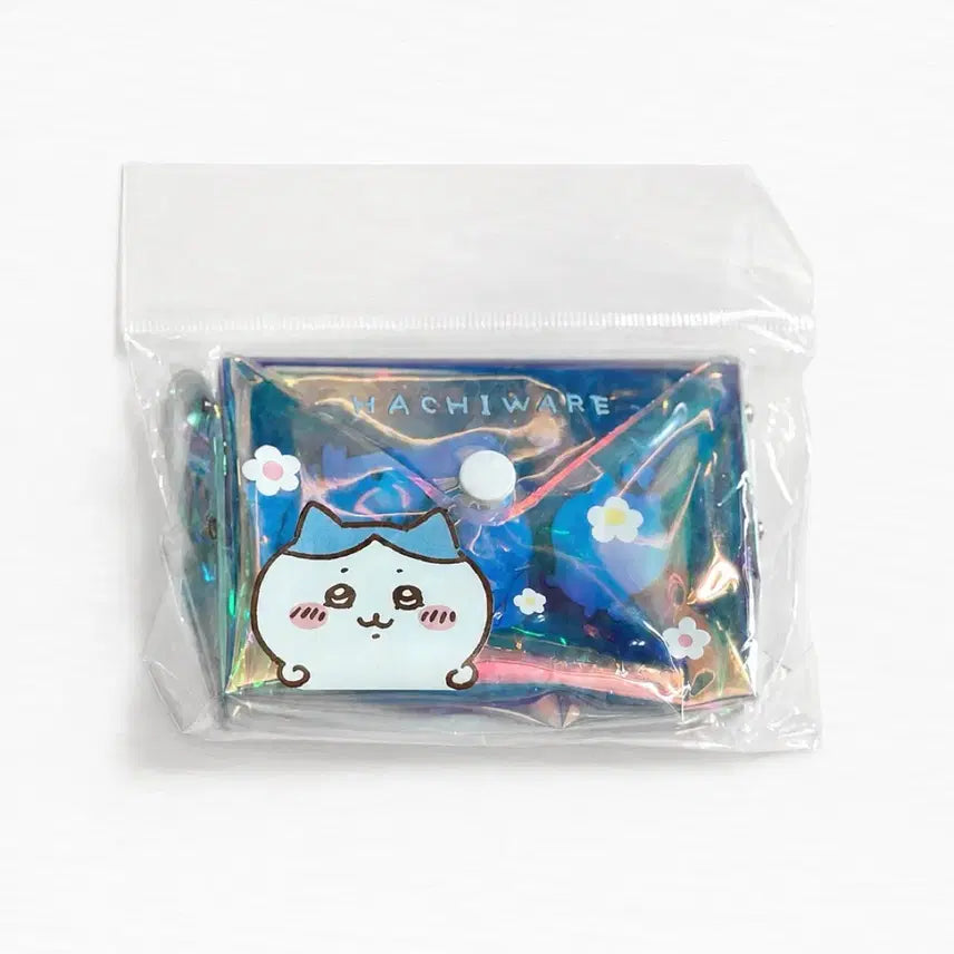 [BUNJANG] Chiikawa Hachiware Double-Sided Hologram Pouch Coin Purse / 치이카와 하치와레 양면 홀로그램 파우치 동전지갑