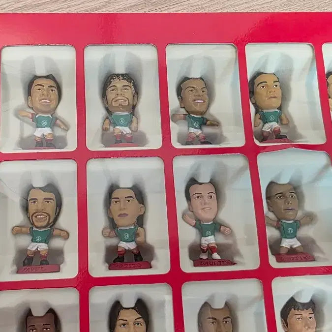 [BUNJANG] 2002 FIFA World Cup Coca-Cola Mini Figure Set / 2002월드컵 코카콜라 축구선수 미니 피규어 세트