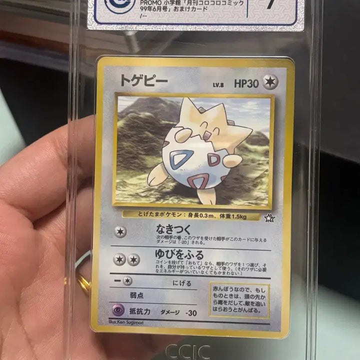 [BUNJANG] 1999 Pokemon Togepi CoroCoro Comics Promo CCIC Graded 7 / 1999 포켓몬 카드 토게피 코로코로 코믹스 프로모 CCIC