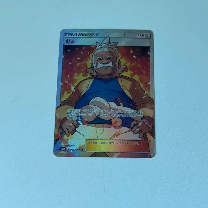[BUNJANG] Pokemon Card Hala SR 055/050 (B Grade) / 포켓몬카드 할라 SR 055/050 B급