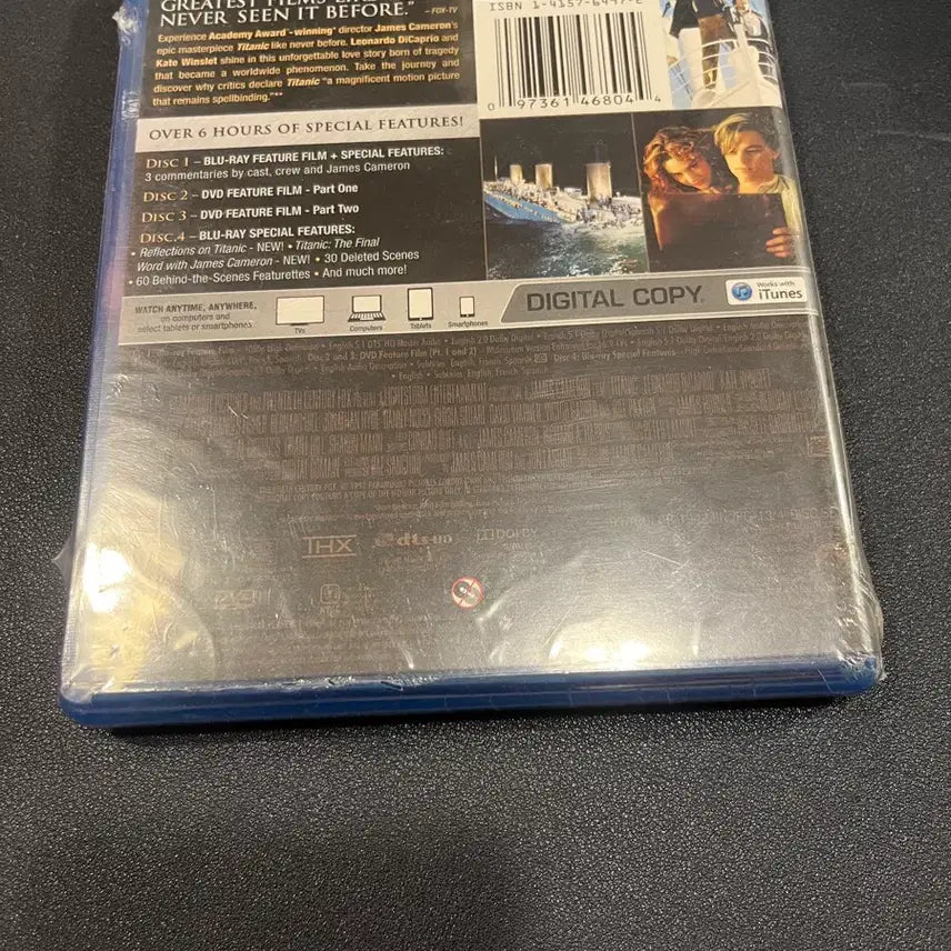 [BUNJANG] Titanic Blu-ray + DVD + Digital Copy 4-Disc Combo / 타이타닉 블루레이 DVD