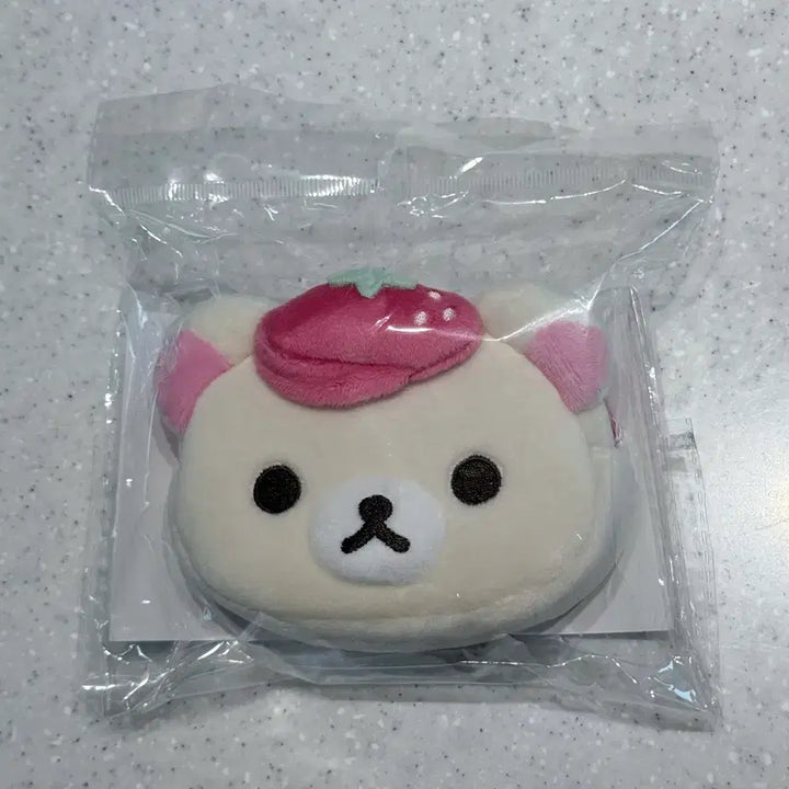 [BUNJANG] Ediya Rilakkuma Pouch (Strawberry Hat Ver.) / 이디야 코리락쿠마 파우치 미개봉