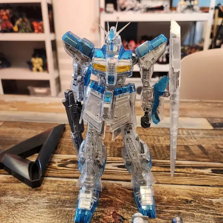 [BUNJANG] MG Hi-Nu Gundam Mechanical Clear Custom Painted Model / MG 하이뉴 건담 메카니컬클리어 도색