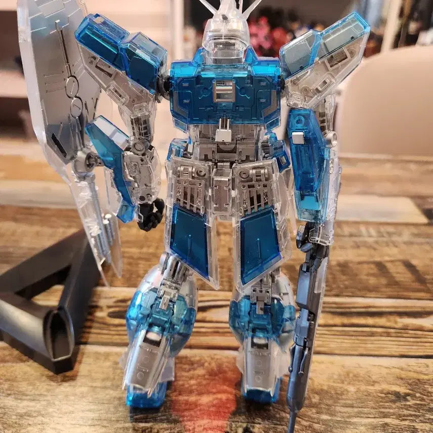 [BUNJANG] MG Hi-Nu Gundam Mechanical Clear Custom Painted Model / MG 하이뉴 건담 메카니컬클리어 도색