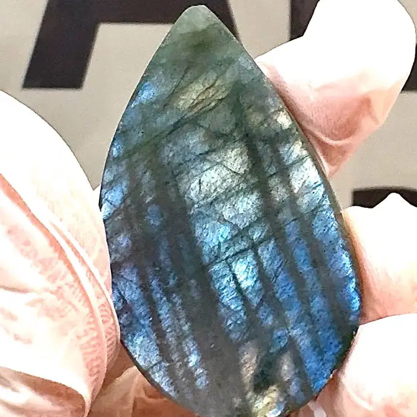 [BUNJANG] Labradorite Cabochon (Natural Stone) - Lavender Flash / [천연원석] 연보라 레브라도라이트 캐보션| Labradorite