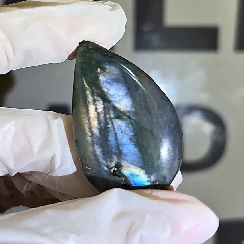 [BUNJANG] Labradorite Cabochon (Natural Stone) - Lavender Flash / [천연원석] 연보라 레브라도라이트 캐보션| Labradorite