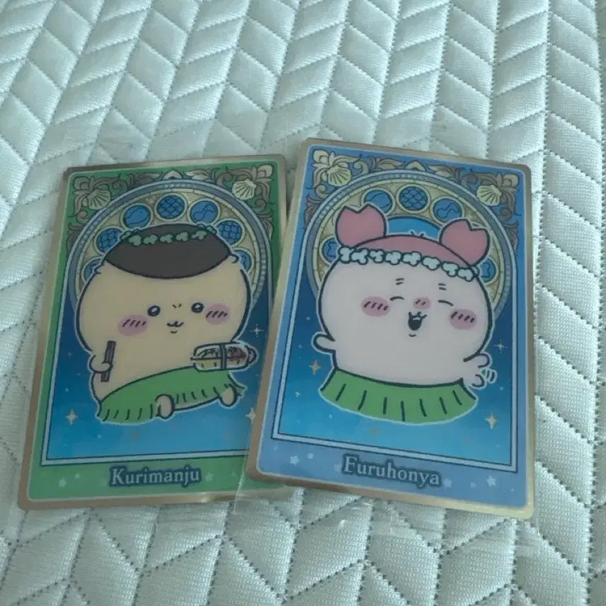 [BUNJANG] Bandai Chiikawa: The Secret of Mermaid Island Card (Kuri + Kani) / 반다이 영화 치이카와 인어섬의 비밀카드 (쿠리+카니)