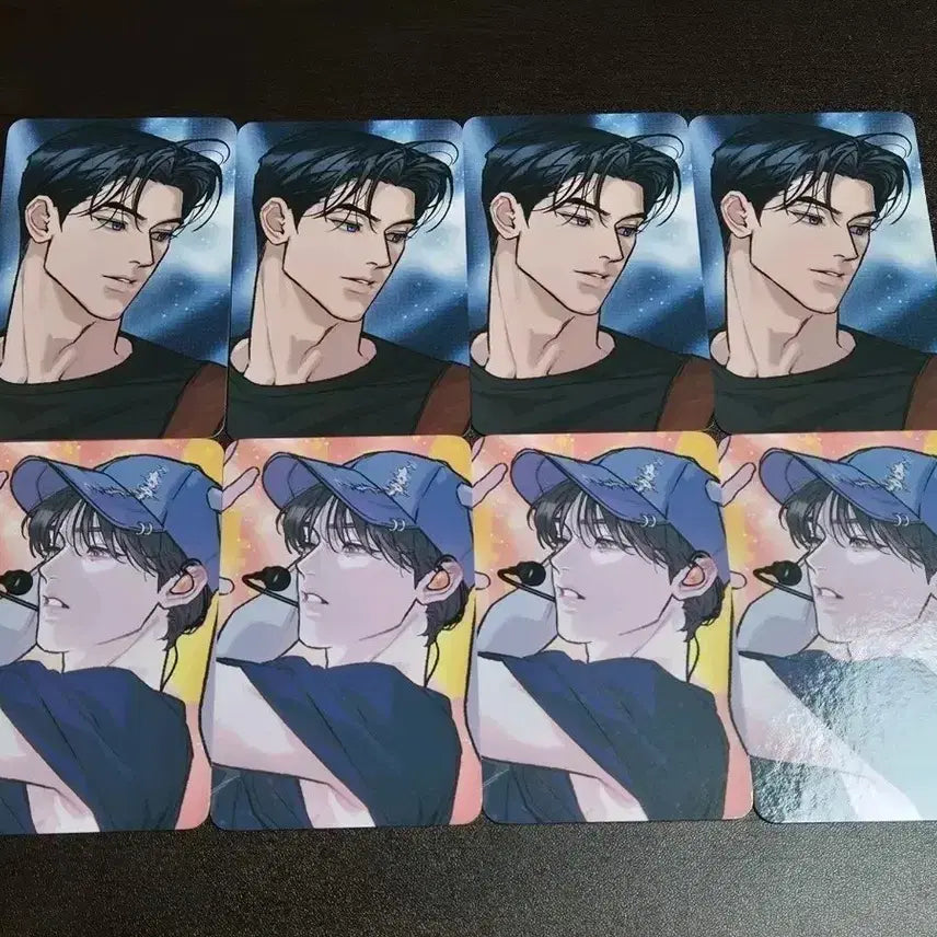 [BUNJANG] Limited Run Sparkles Resin Couple Photocard Set / 리미티드런 스파클즈 레진 팝업 컬포 커플 포카 2장 세트