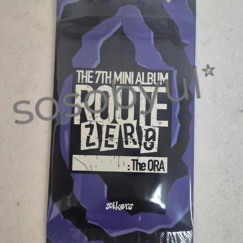 [BUNJANG] XIKERZ 7th Mini Album ROUTE ZERO : The ORA Photocard Album / 싸이커스 7집 미니앨범 ROUTE ZERO : The ORA 포카앨범