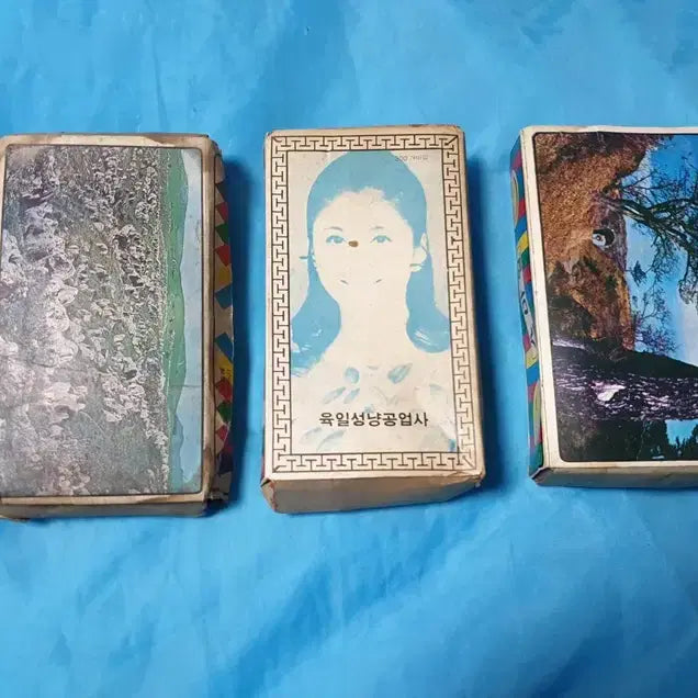 [BUNJANG] Classic Safety Matchbox Bundle Set (3) / 고전 통성냥 3개 일괄