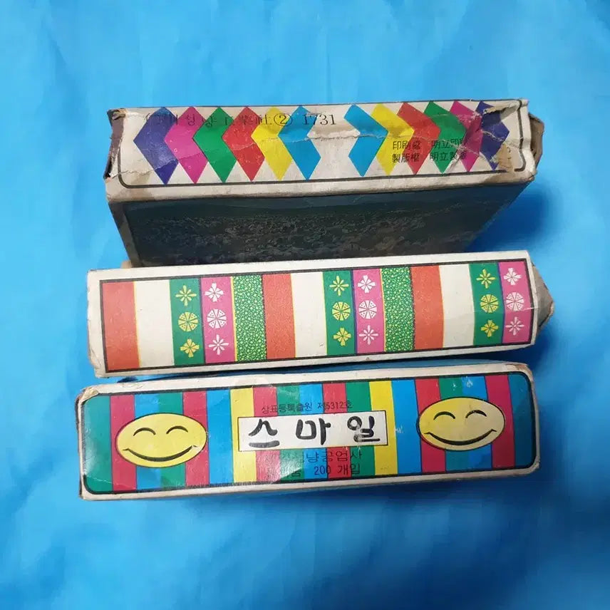 [BUNJANG] Classic Safety Matchbox Bundle Set (3) / 고전 통성냥 3개 일괄