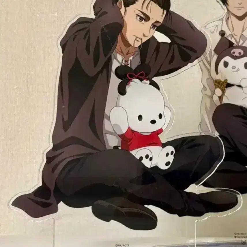[BUNJANG] Attack on Titan Eren x Sanrio Collaboration Acrylic Stand (M Size) / 진격의거인 에렌 산리오 아크릴스탠드 M 사이즈