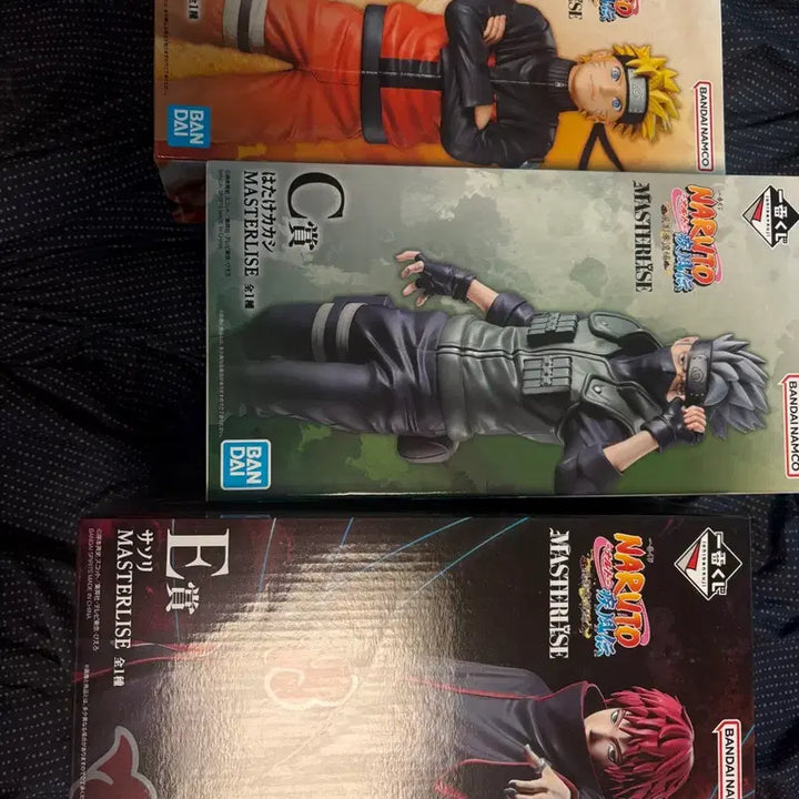 [BUNJANG] Naruto Akatsuki, Anbu, C-Class Figures Kakashi, Sasori Set / 미개봉 정품 제일복권 일괄 나루토 A,C상 나루토,카카시