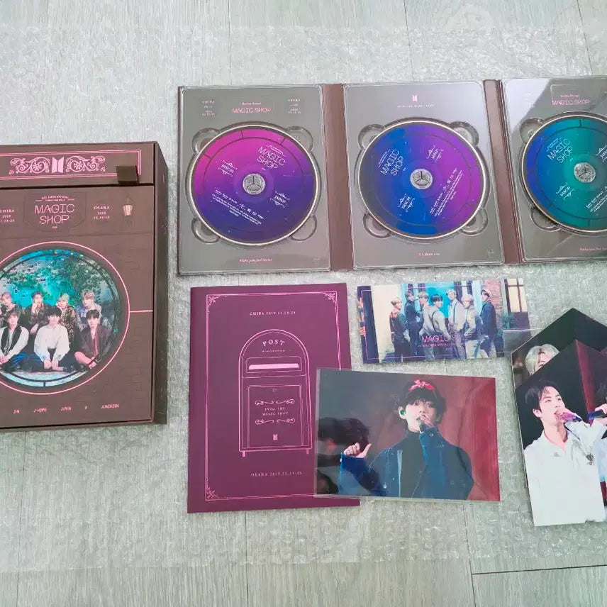 [BUNJANG] BTS Magic Shop Blu-ray Full Set + Taehyung POB / 방탄소년단 BTS 매직샵 블루레이 풀세트 Blu-ray + 태형 특전