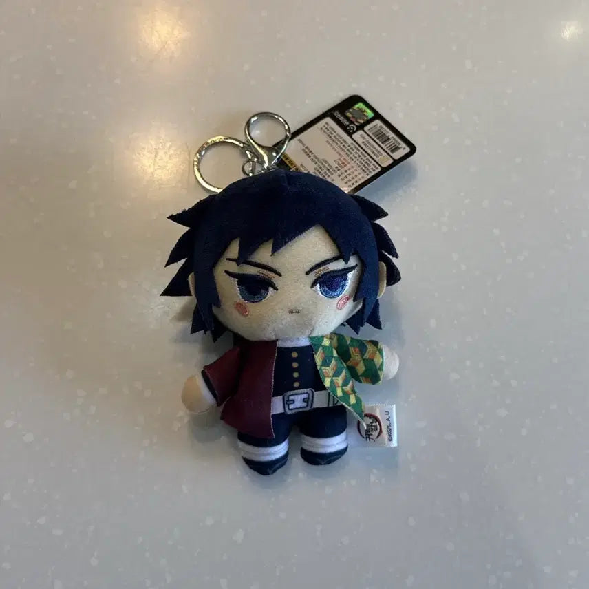 [BUNJANG] Demon Slayer: Kimetsu no Yaiba Giyu Tomioka Plush Keyring / 귀멸의 칼날 토미오카 기유 인형 키링