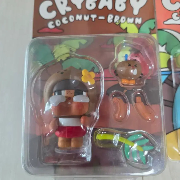 [BUNJANG] Pop Mart Crybaby Coconut Blister (Brown + Green) Bundle Set / 팝마트 크라이베이비 코코넛블리스터(브라운+그린)