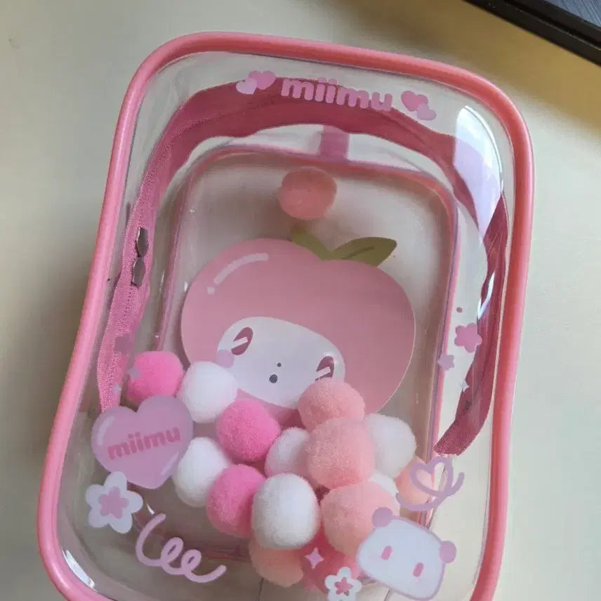 [BUNJANG] Mme Mimu Pouch with Carabiner / 므메미무 파우치