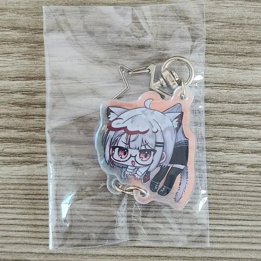 [BUNJANG] Stellive Nene Komashiro Hologram Acrylic Keyring / 스텔라이브 네네코마시로 홀로그램 아크릴 키링
